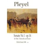 Image links to product page for Sonata No.1 in C major for Flute, Cello and Piano, Op14