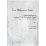Image links to product page for Four Shakespeare Songs