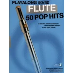 Image links to product page for Playalong 50/50: 50 Pop Hits for Flute (includes Online Audio)