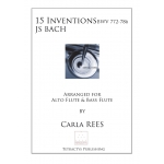 Image links to product page for 15 Two-Part Inventions arranged for Alto and Bass Flute, BWV772-786