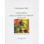 Image links to product page for Concerto for Clarinet & Strings (piano reduction)