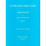 Image links to product page for Variations for Clarinet & Piano, Op 36