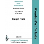 Image links to product page for Sleigh Ride for Saxophone Quartet