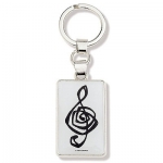 Image links to product page for 'Finlandia' Treble Clef Key Ring