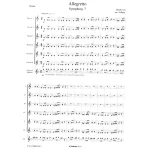 Image links to product page for Allegretto from Symphony No. 7 for Six Flutes or Six Piccolo (and optional Alto Flute) (includes Online Audio)