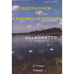 Image links to product page for Allegretto from Symphony No. 7 for Six Flutes or Six Piccolo (and optional Alto Flute) (includes Online Audio)