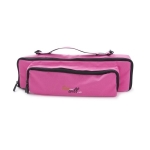 Image links to product page for tom and will 33FPP-555 Flute and Piccolo Case Cover, Burgundy with Grey Trim