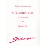 Image links to product page for In Freundschaft for Clarinet Solo