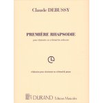 Image links to product page for Première Rhapsodie for Clarinet and Piano