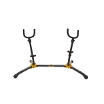 Image links to product page for Hercules DS537B Alto & Tenor Saxophone Double Stand