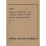 Image links to product page for Virtuoso Studies for Flute, Op. 75 Vol. 2