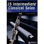 Image links to product page for 15 Intermediate Classical Solos for Clarinet and Piano (includes CD)