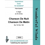 Image links to product page for Chanson de Nuit/Chanson de Matin [4 Flutes], Op15