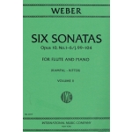 Image links to product page for Six Sonatas for Flute and Piano Nos.4-6, Op 10 J102-104