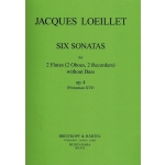 Image links to product page for Six Sonatas (Priestman XVI), Op4