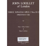 Image links to product page for Three Sonatas Nos 10-12 (Priestman VIII), Op3