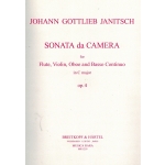 Image links to product page for Sonata da Camera in C major (fl/vln/ob/basso), Op4