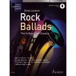 Image links to product page for Rock Ballads for Alto Saxophone and Piano (includes Online Audio)