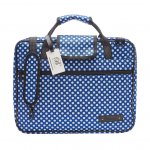 Image links to product page for Beaumont MB-BP Designer Music Carrier, Blue Polka Dot