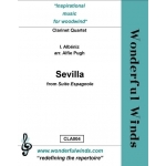 Image links to product page for Sevilla from Suite Españole [Clarinet Quartet]