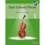 Image links to product page for Easy Concert Pieces for Cello and Piano, Vol 1 (includes Online Audio)