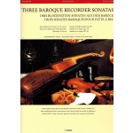 Image links to product page for Three Baroque Recorder Sonatas