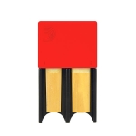 Image links to product page for D'Addario DRGRD4ACRD Alto Saxophone/Clarinet Reed Guard, Red
