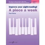 Image links to product page for Improve Your Sight-Reading! A Piece A Week Piano Grade 1