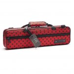 Image links to product page for Beaumont BFCA-LB C-Foot Flute Case, Ladybird Design