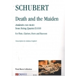 Image links to product page for Death & the Maiden - Andante con moto from String Quartet arranged for Wind Quartet, D810