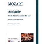 Image links to product page for Andante from Piano Concerto for Flute, Clarinet and Piano, KV467