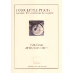 Image links to product page for Four Little Pieces for Alto/Bass Flute