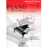 Image links to product page for Piano Adventures - Lesson & Theory Level 1 (includes Online Audio)