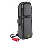 Image links to product page for tom and will 26TP-315 Trumpet Gig Bag, Smokey Grey with Black Trim