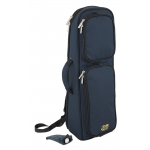 Image links to product page for tom and will 26TP-387 Trumpet Gig Bag, Blue with Black Trim