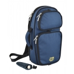 Image links to product page for tom and will 26CO-387 Cornet Gig Bag, Blue with Black Trim