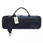 Image links to product page for Beaumont Deluxe Flute Case Cover, Blue Denim