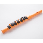 Image links to product page for Guo Shining Piper Fife - Tangerine with Clear Crystals