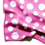 Image links to product page for Beaumont Large Microfibre Polishing Cloth, Pink Polka Dot