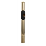 Image links to product page for Mancke 14k Rose Flute Headjoint with Grenadilla Wood Lip-Plate and 14k Rose Riser