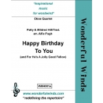 Image links to product page for Happy Birthday to You/For He's a Jolly Good Fellow [Oboe Quartet]