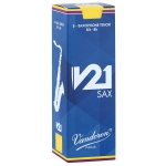 Image links to product page for Vandoren SR8225 V21 Tenor Saxophone Reeds Strength 2.5, 5-pack