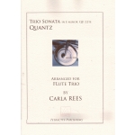 Image links to product page for Trio Sonata in E minor arranged for Flute Trio, QV 2:21E