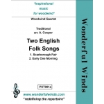 Image links to product page for Two English Folk Songs [Wind Quartet]