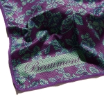 Image links to product page for Beaumont Bamboo Charcoal Flute Cleaning Gauze, Violet Lace Design