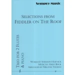 Image links to product page for Selections from Fiddler on The Roof for Two Flutes and Piano