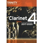 Image links to product page for Trinity Clarinet Exam Pieces 2017-2020, Grade 4