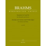 Image links to product page for Sonatas in F minor & E-flat major for Clarinet and Piano, Op120