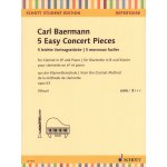 Image links to product page for 5 Easy Concert Pieces for Clarinet and Piano, Op. 63