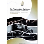 Image links to product page for The Pirates of the Caribbean for Clarinet Quartet